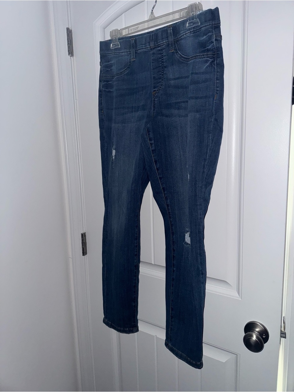 Judy Blue Women’s 11/30 Distressed Skinny Jeans Dark Wash Stretch